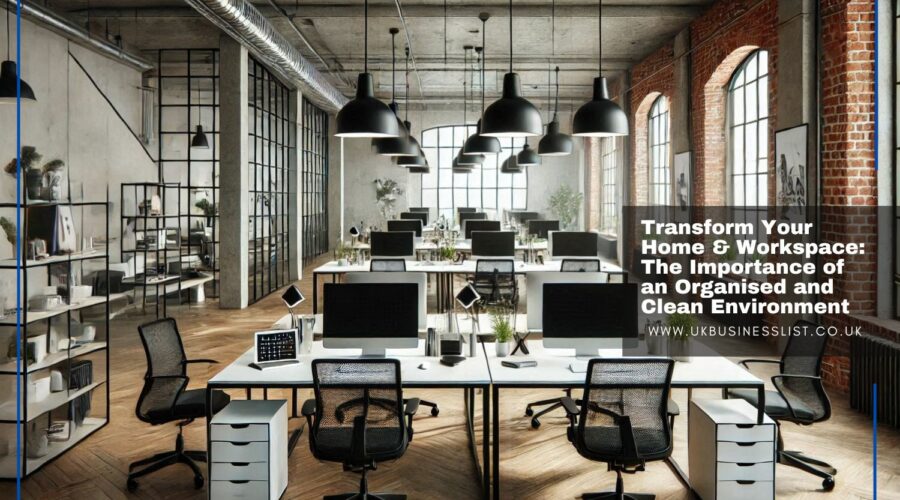 Transform Your Home & Workspace: The Importance of an Organised and Clean Environment